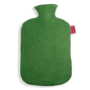 Fleece Wärmflaschenbezug grün