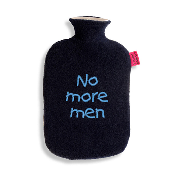 Hot Water Bottle >No more men< -